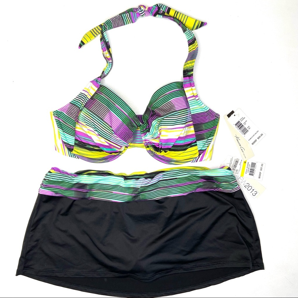 KENNETH COLE Skirted Bikini